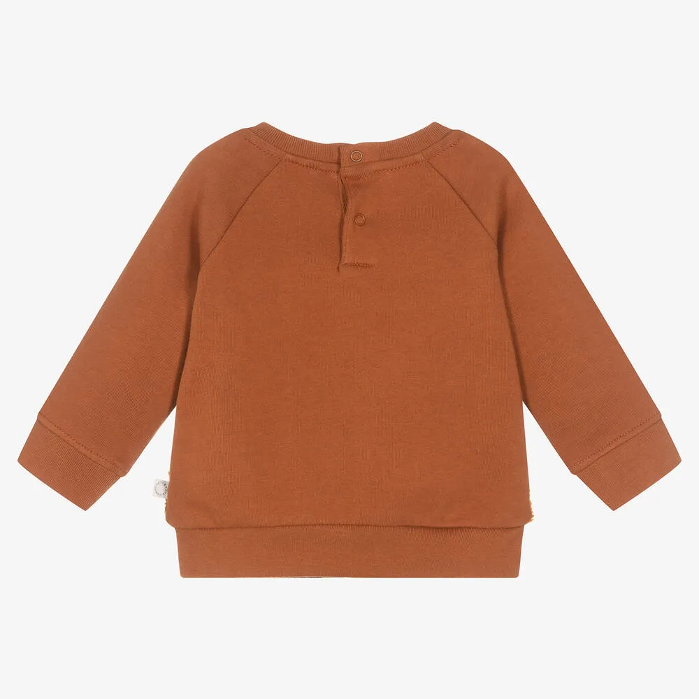 Boys Brown Bear Sweatshirt