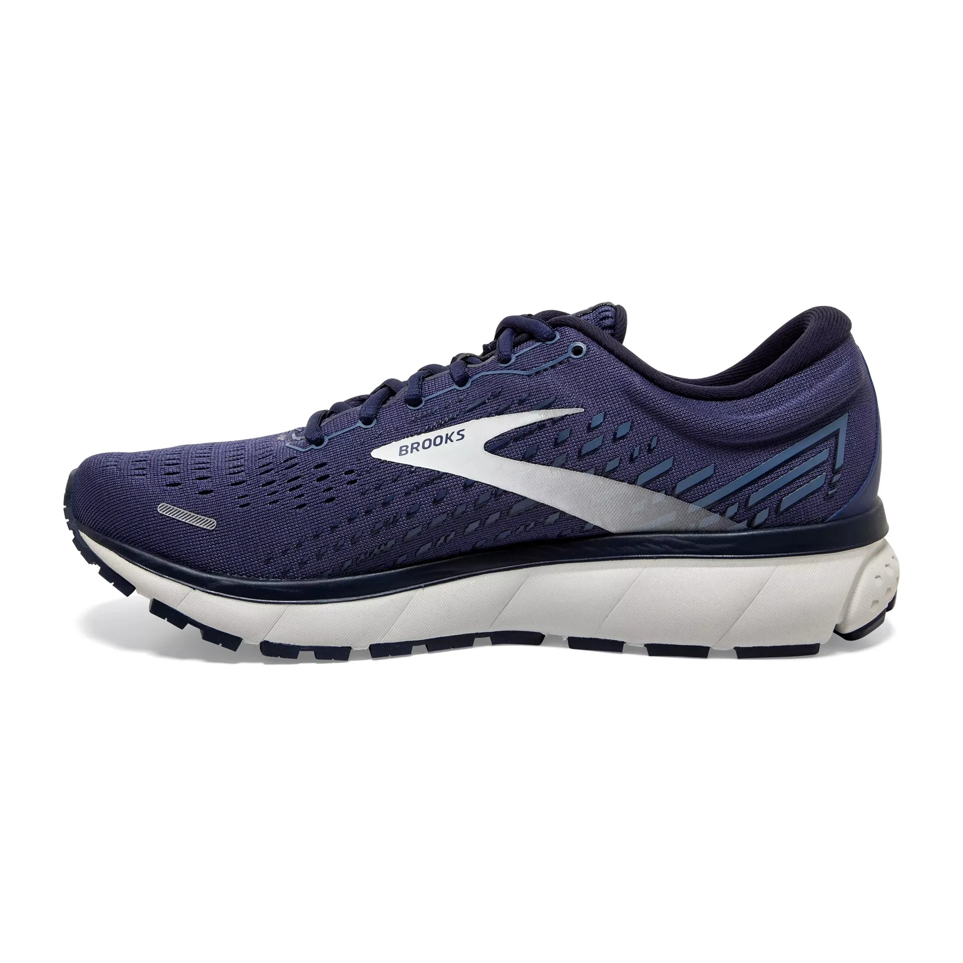 Brooks Mens Ghost 13 Running Shoe- Deep Cobalt/Grey/Navy