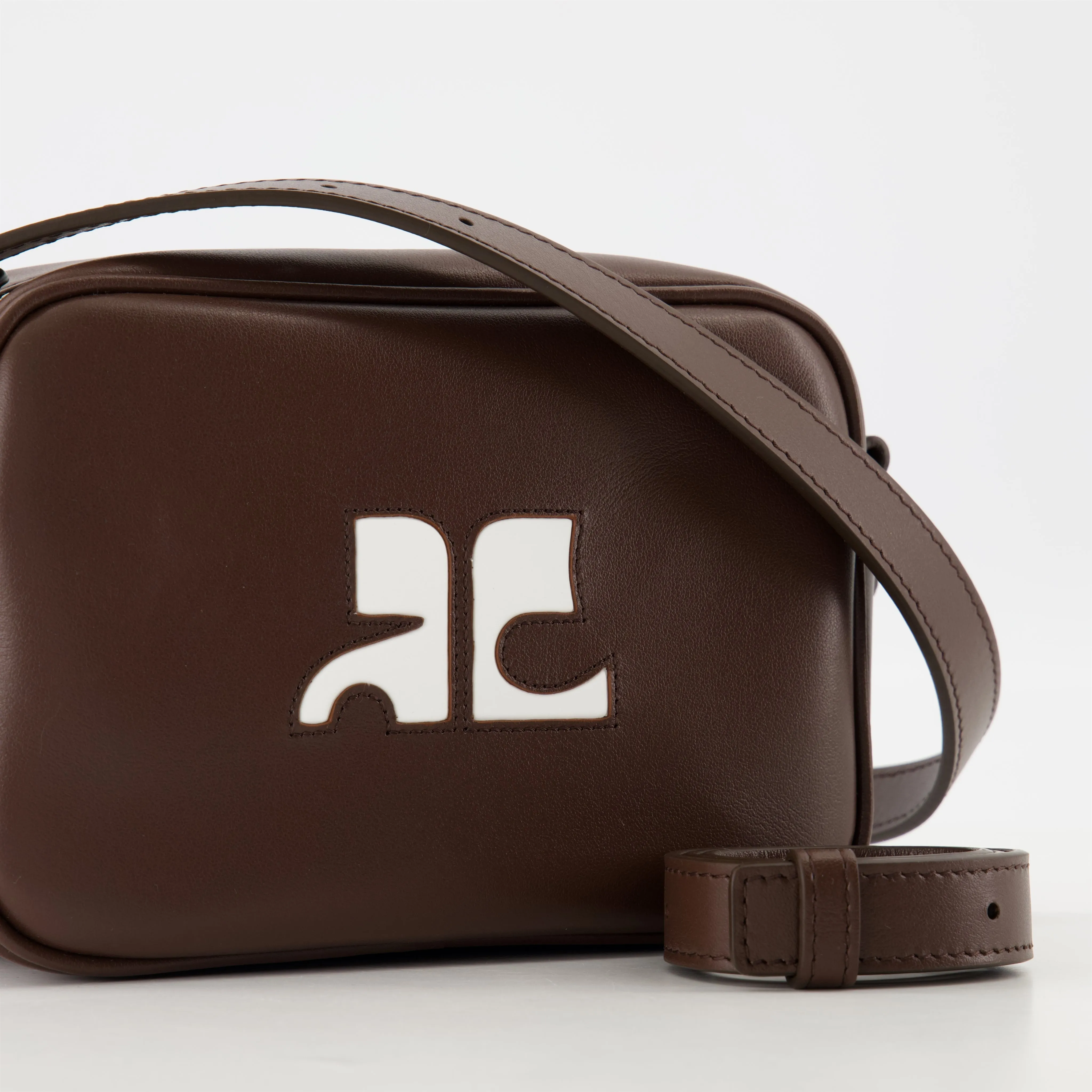 Brown Leather Camera Bag