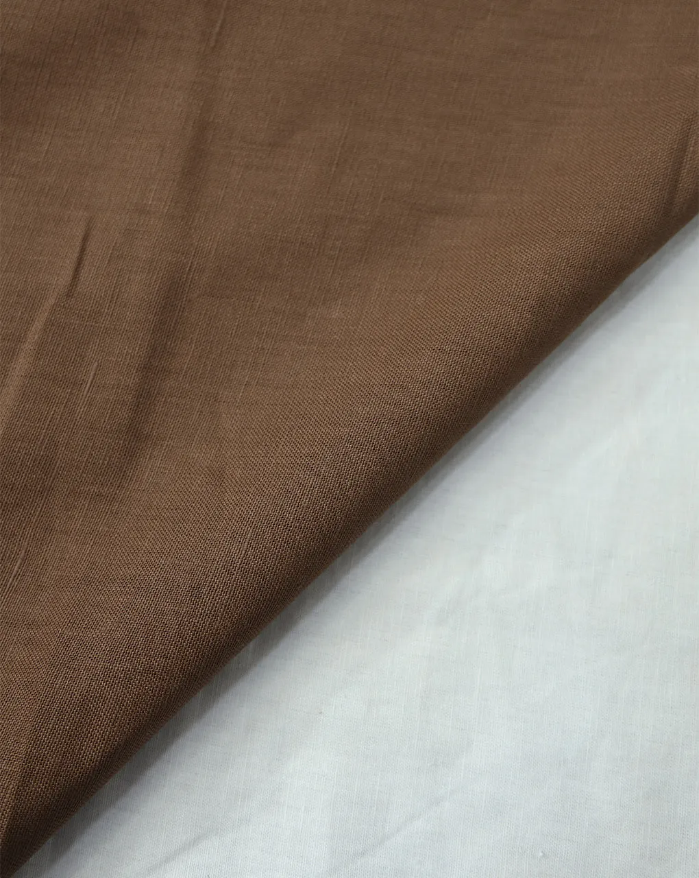 BROWN LINEN SUITING FABRIC