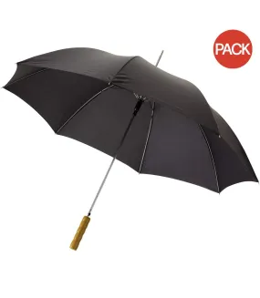 Bullet 23in Lisa Automatic Umbrella (Pack of 2) (Solid Black) (83 x 102 cm) - UTPF2515