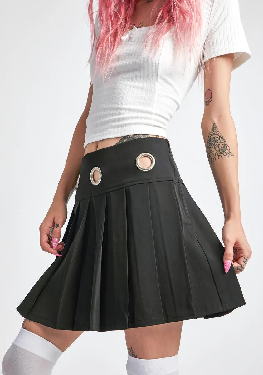 Burnout Brigade Pleated Skirt-