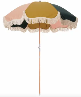 Business & Pleasure - Premium Beach Umbrella - 70's Panel Cinque