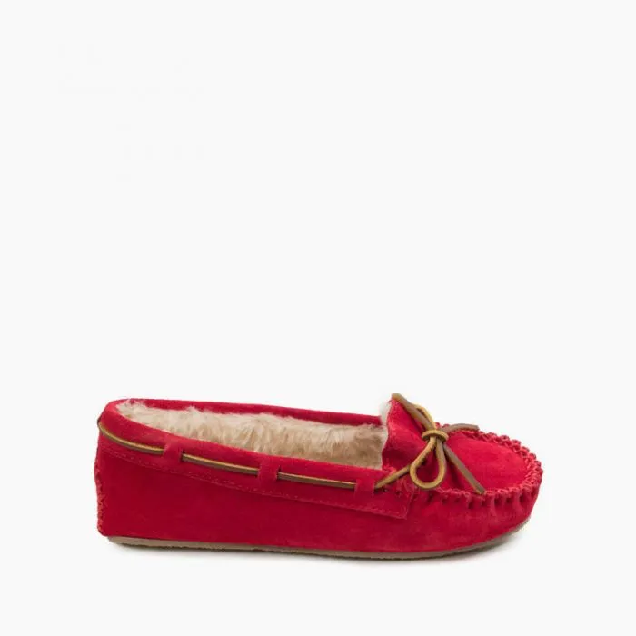  Cally Low Moc Slipper in Cherry  