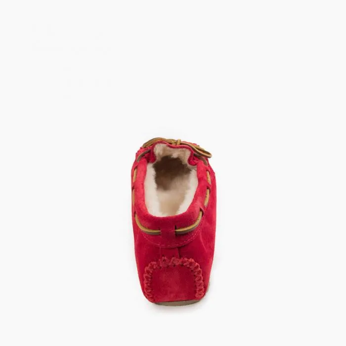  Cally Low Moc Slipper in Cherry  