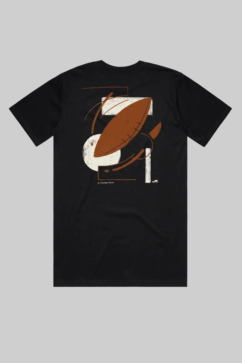 Canal Football Tee (Black)