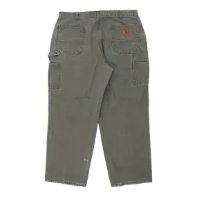 Carhartt Carpenter Trousers - 38W 30L Grey Cotton