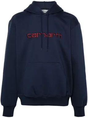 Carhartt Wip Main    Carhartt Wip Main Logo Cotton Blend Hoodie