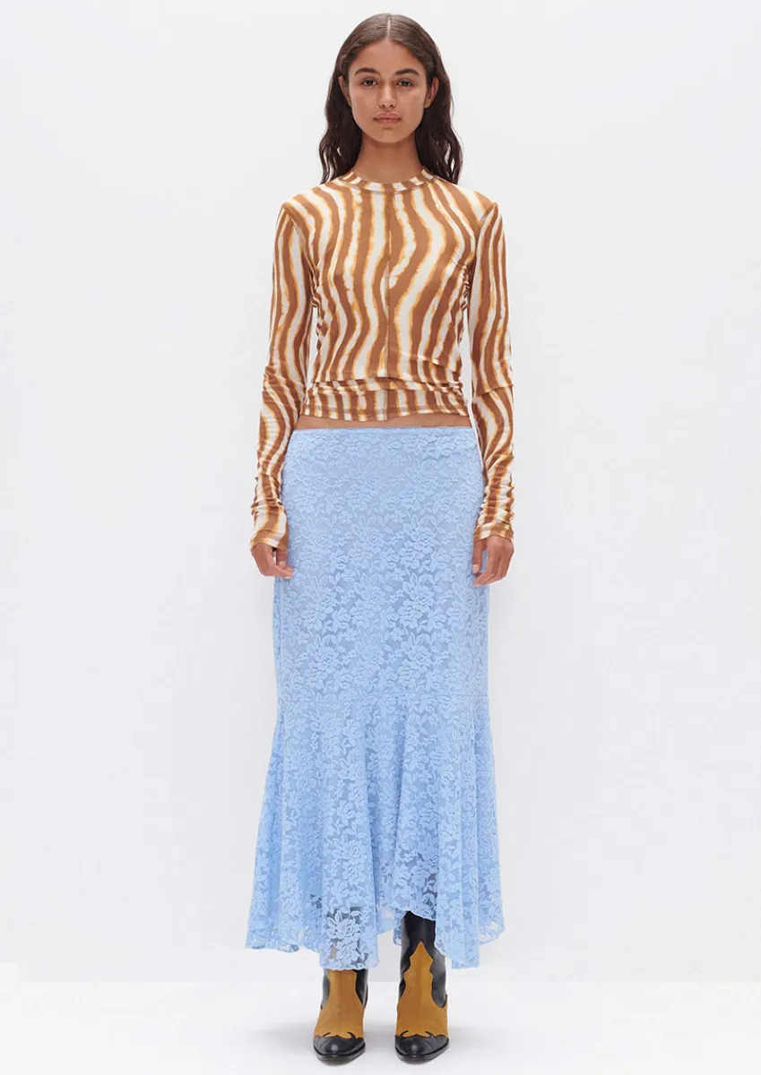 Carissa Skirt - Sky Lace