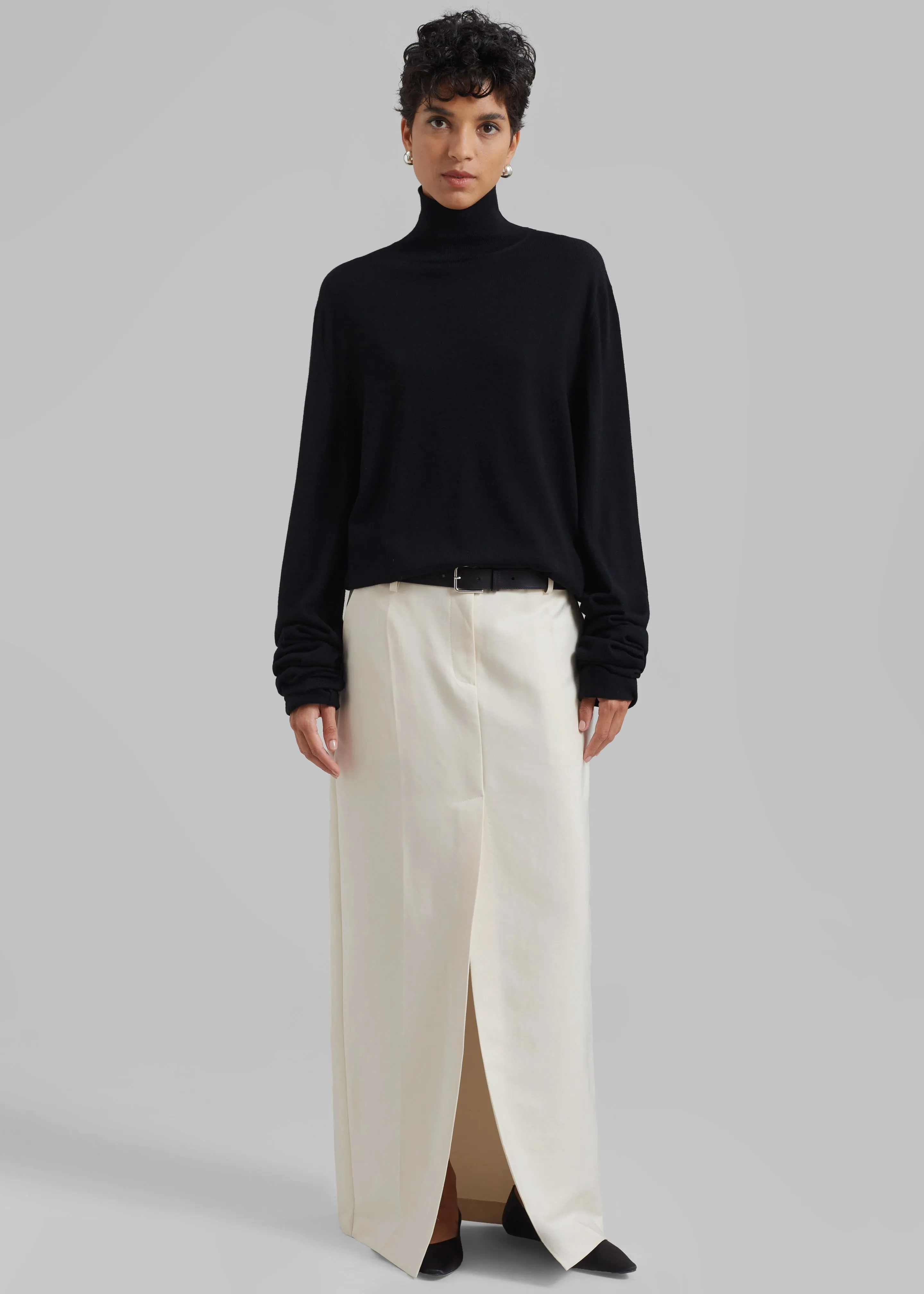 Carley Long Skirt - Cream