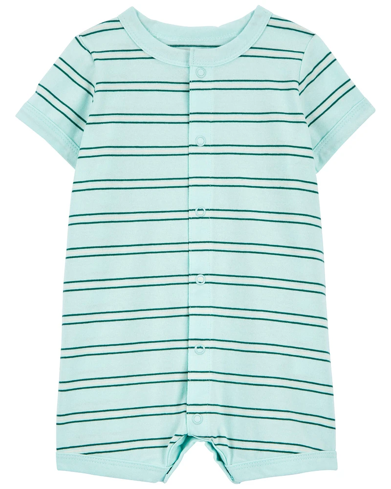 Carter's / OshKosh Baby Striped Snap-Up Romper