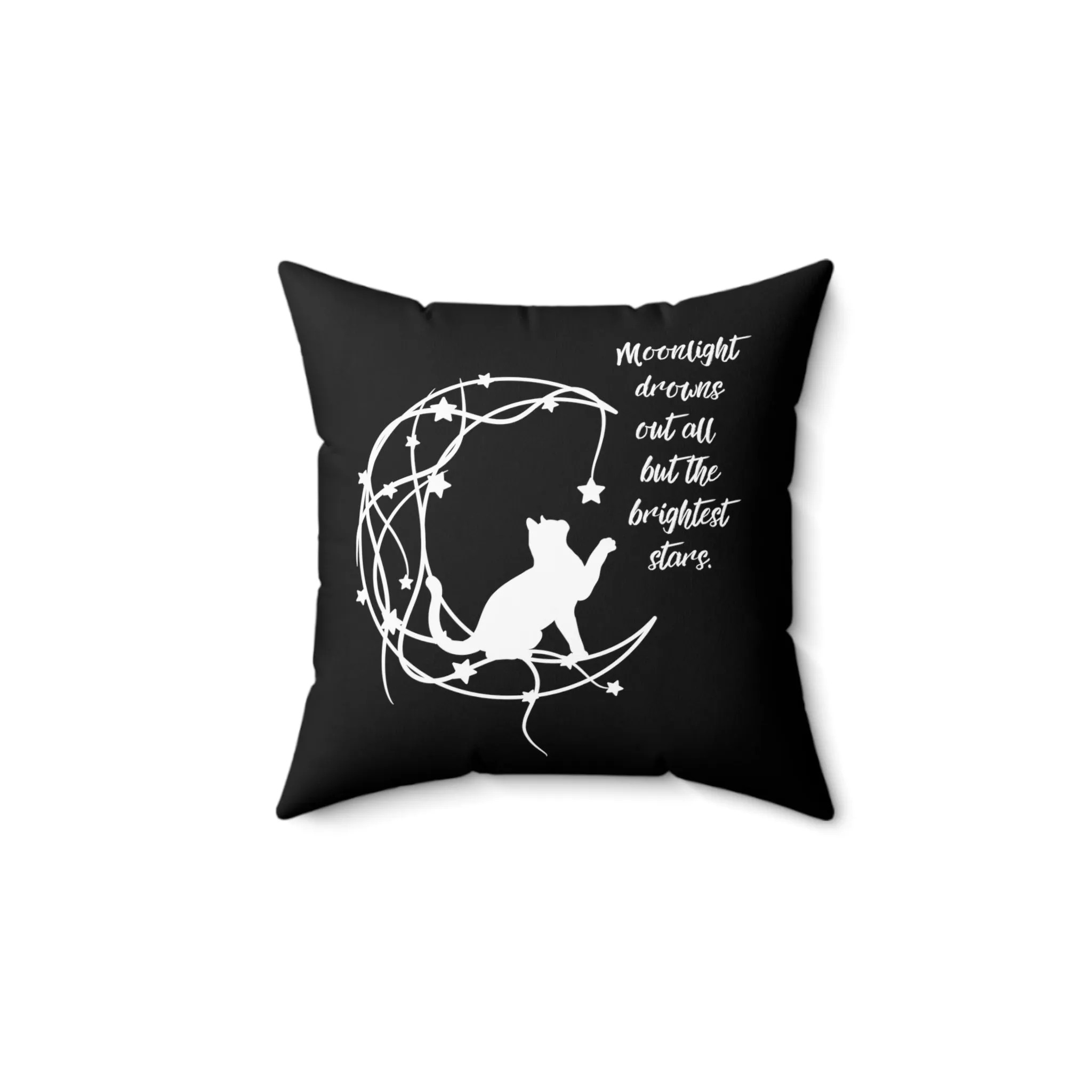 Cat and Moon Pillow