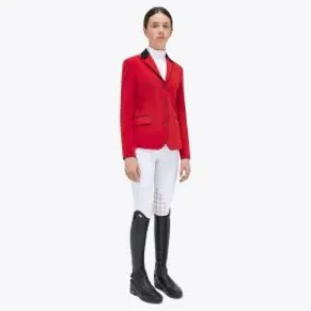 Cavalleria Toscana GP Girl's Zip Competition Jacket - Red - Age 12