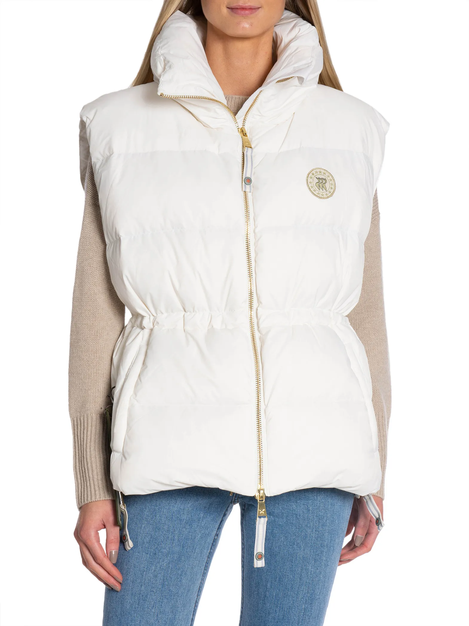 C.A.Y.A VEST HILTON WHITE