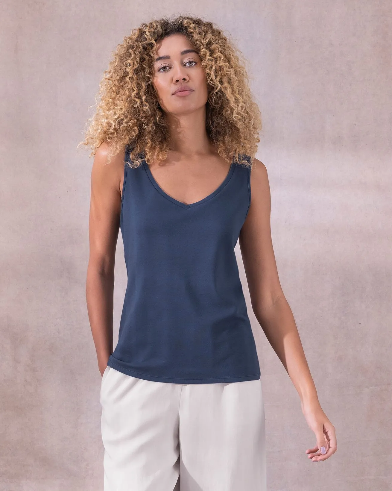Celtic & Co. V Neck Vest Top