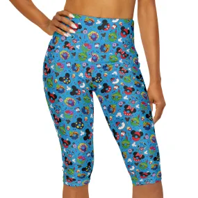 Character Donuts Athletic Capri Leggings