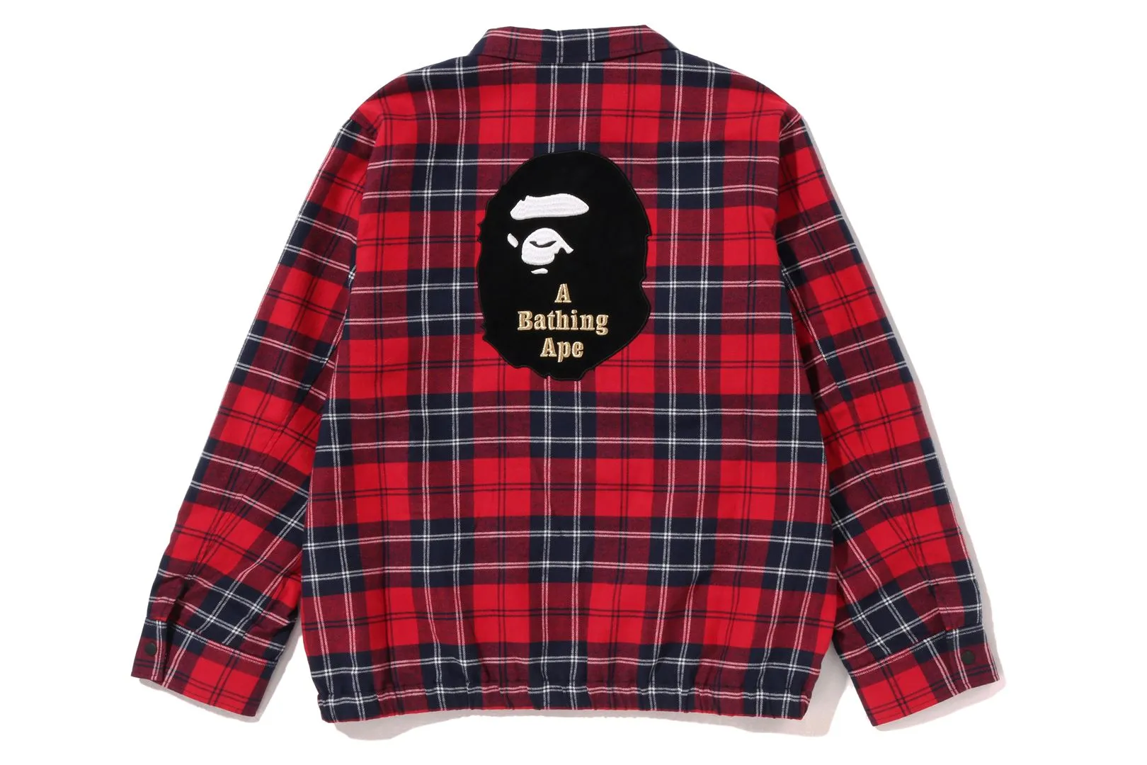 CHECK APE HEAD PATCH ZIP JACKET KIDS