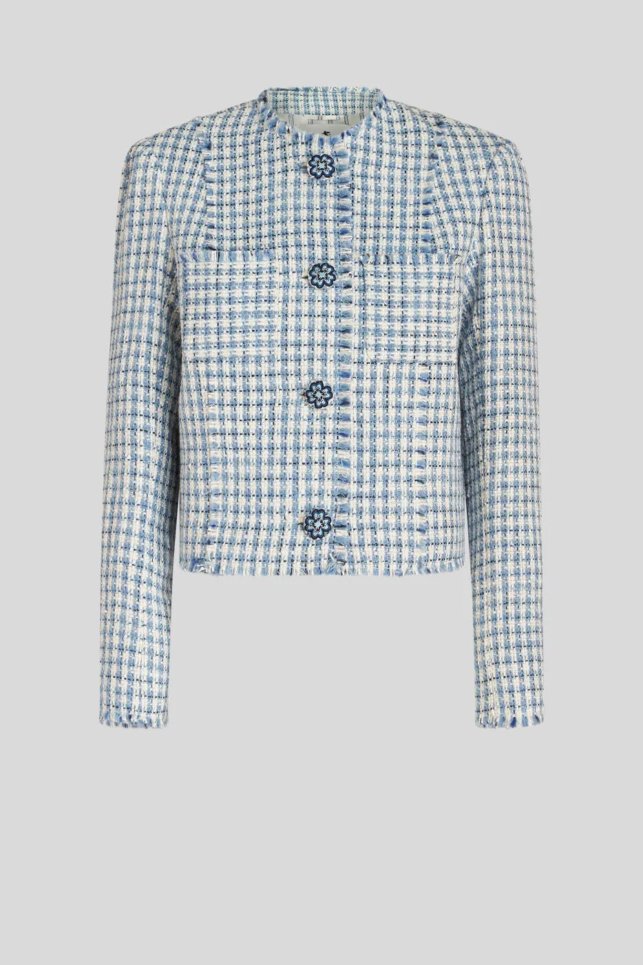 Check Bouclé Jacket