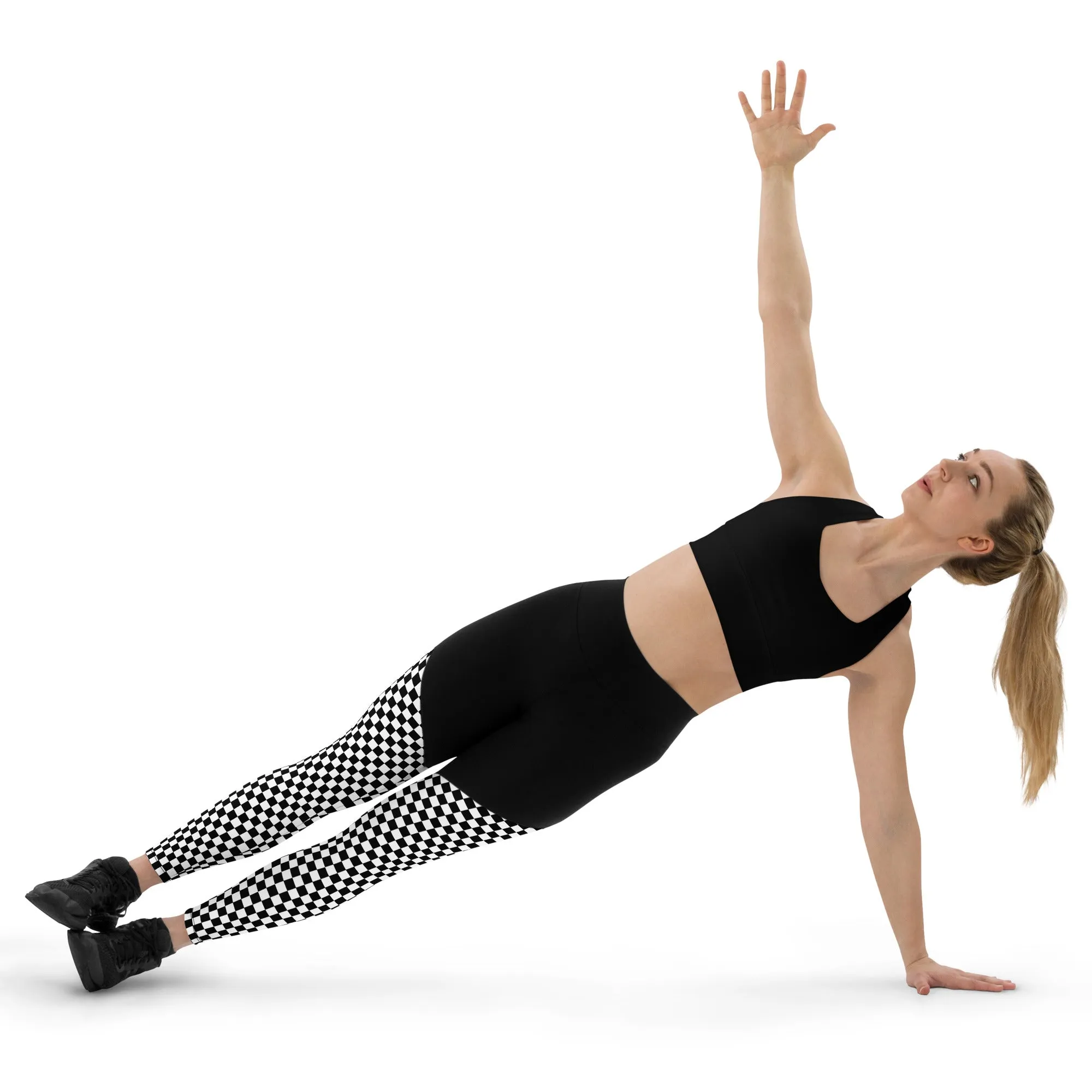 Checkered Compression Leggings