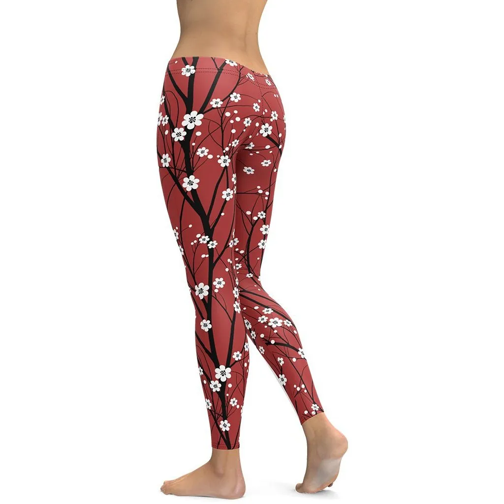 Cherry Tree Leggings