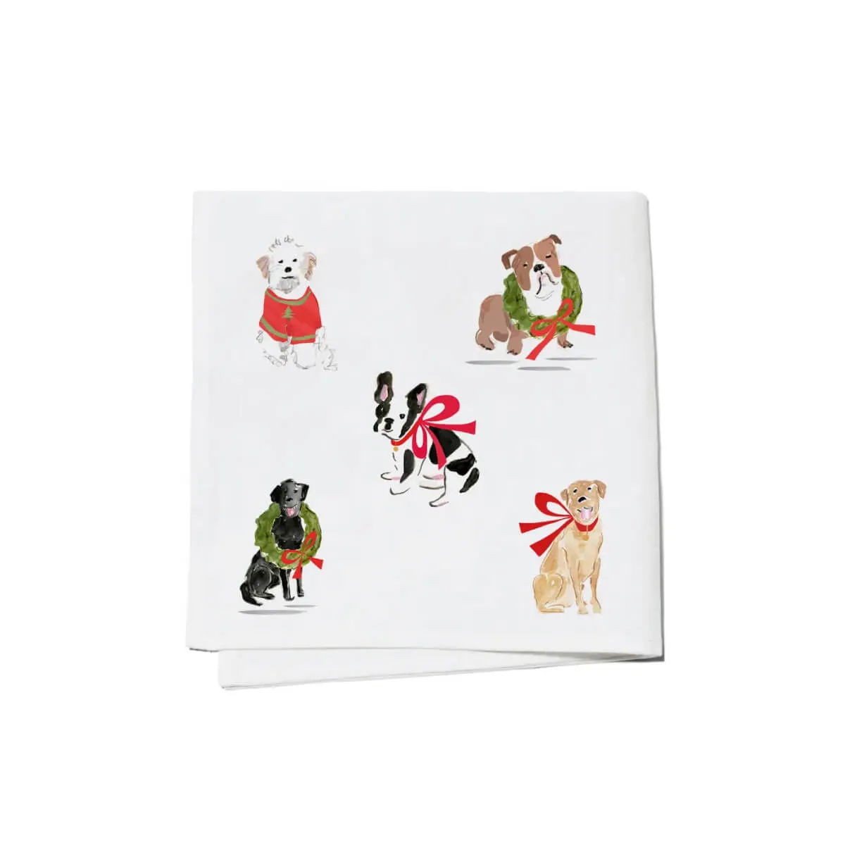 ----------Christmas Dog Cocktail Napkins---------