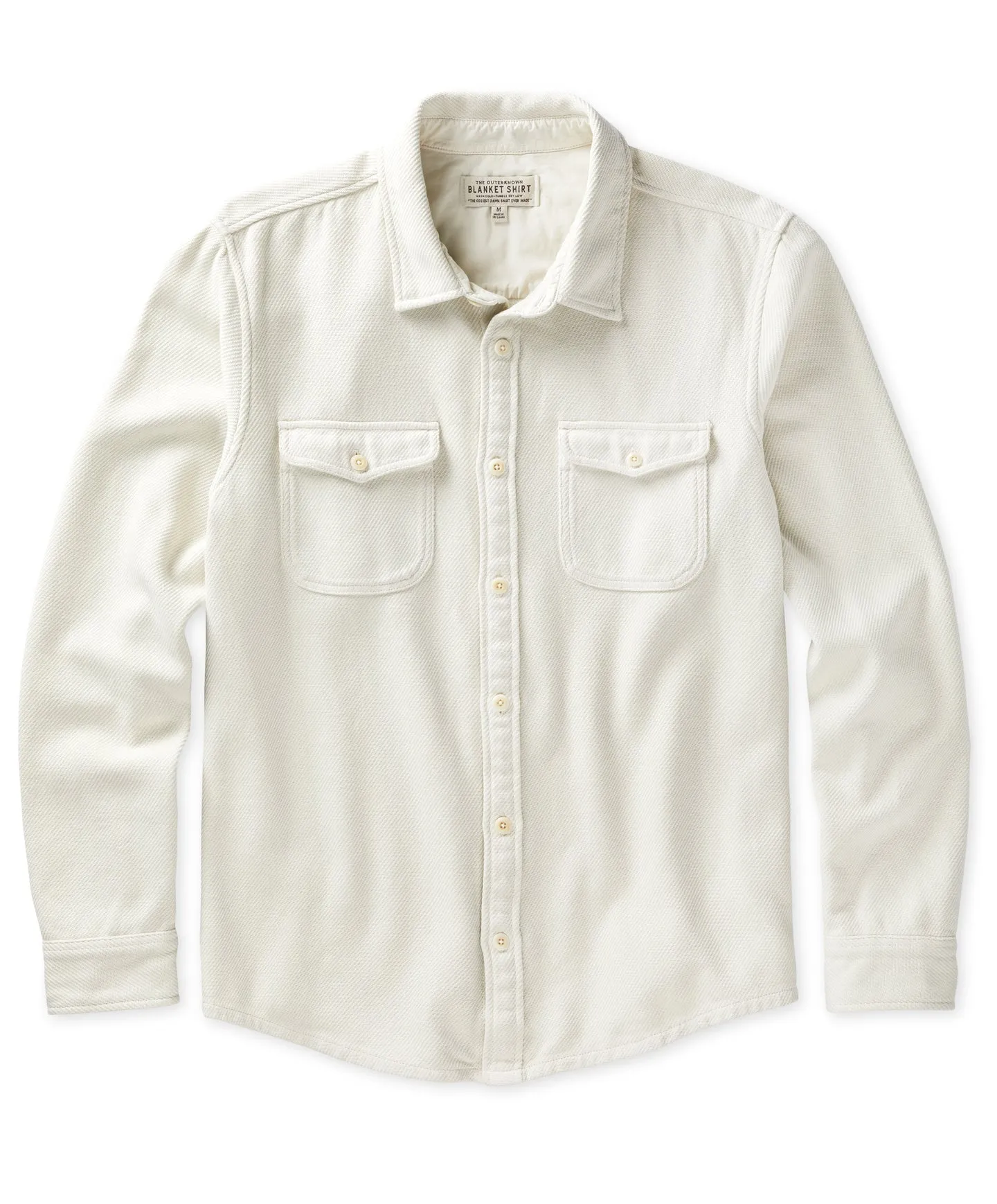Chroma Blanket Shirt in Ecru