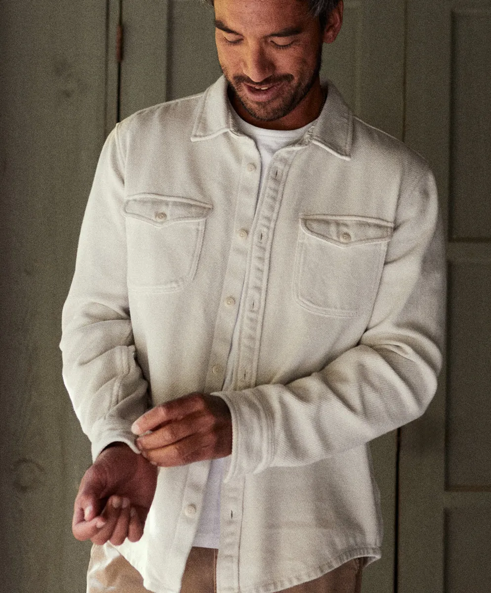 Chroma Blanket Shirt in Ecru
