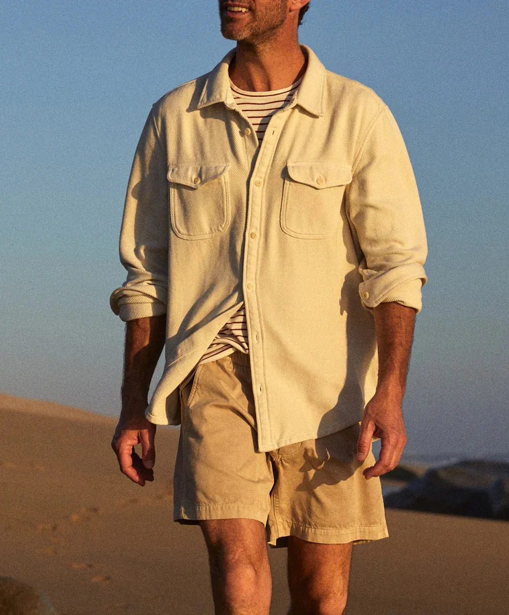 Chroma Blanket Shirt in Ecru