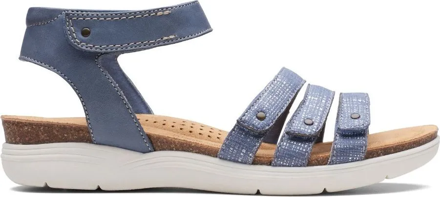 Clarks April Dove Denim Blue