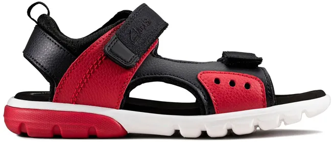 Clarks ROCCO TIDE RED BLACK