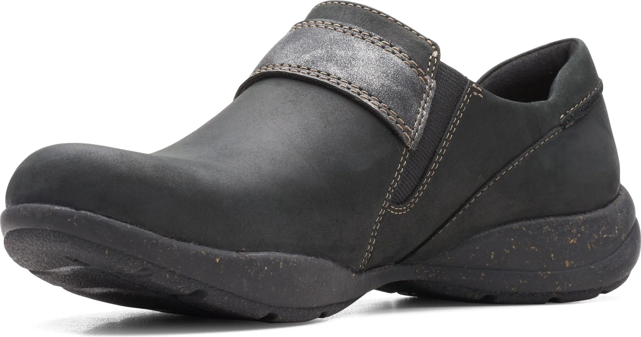 Clarks Roseville Dot Black