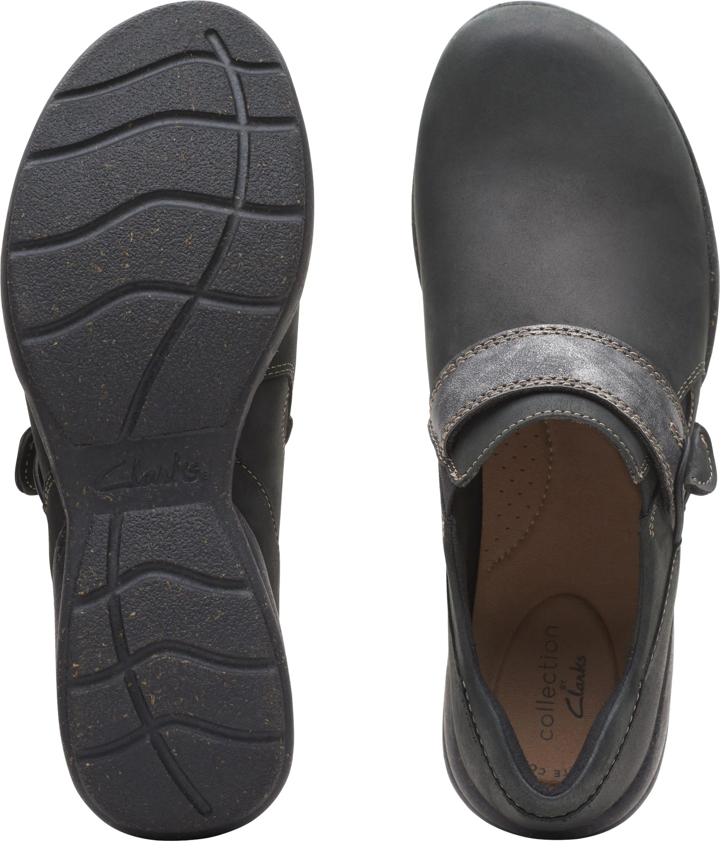 Clarks Roseville Dot Black