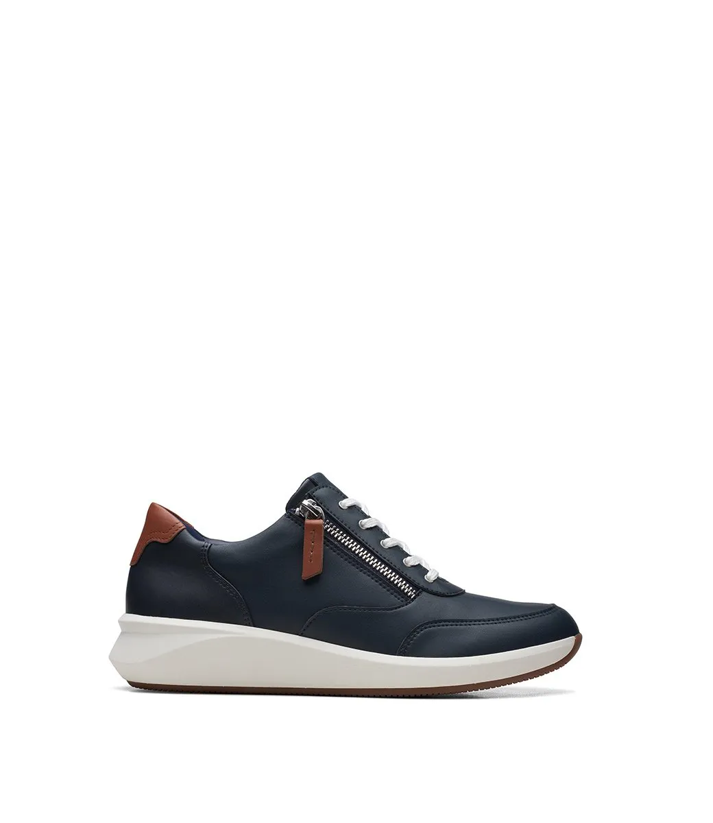 Clarks Un Rio Zip Navy