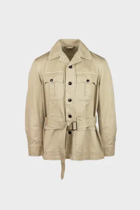 Clint Safari Jacket - Khaki