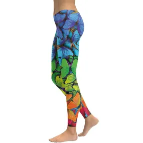 Colorful Butterflies Leggings