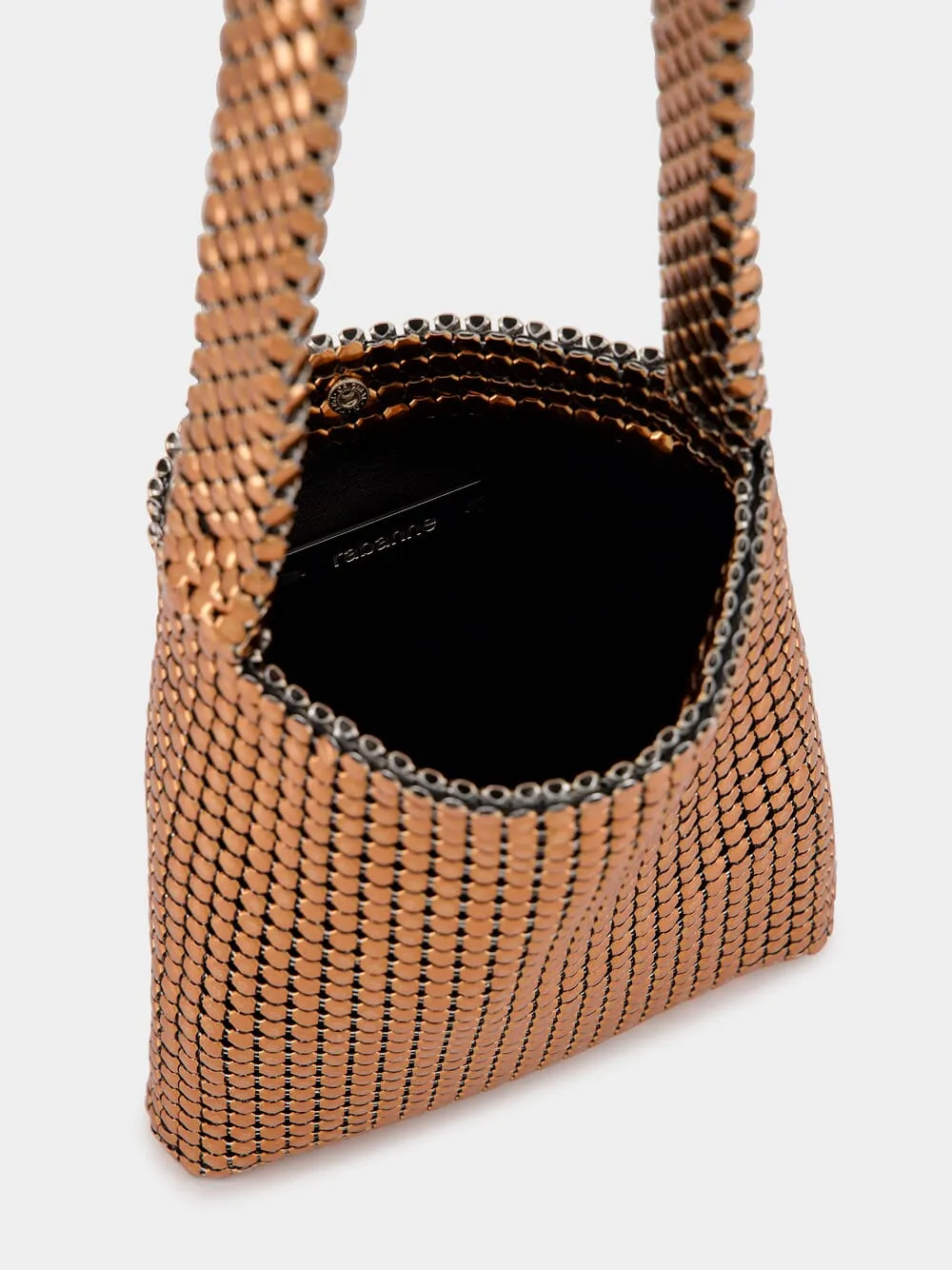 Copper Pixel Chainmail Bag