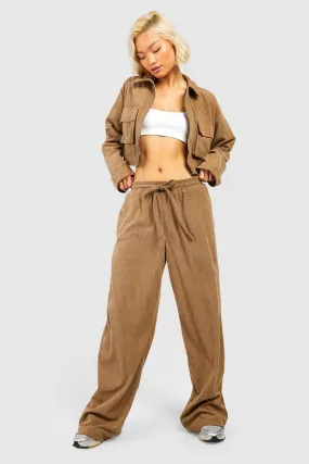 Cord Straight Leg Joggers
