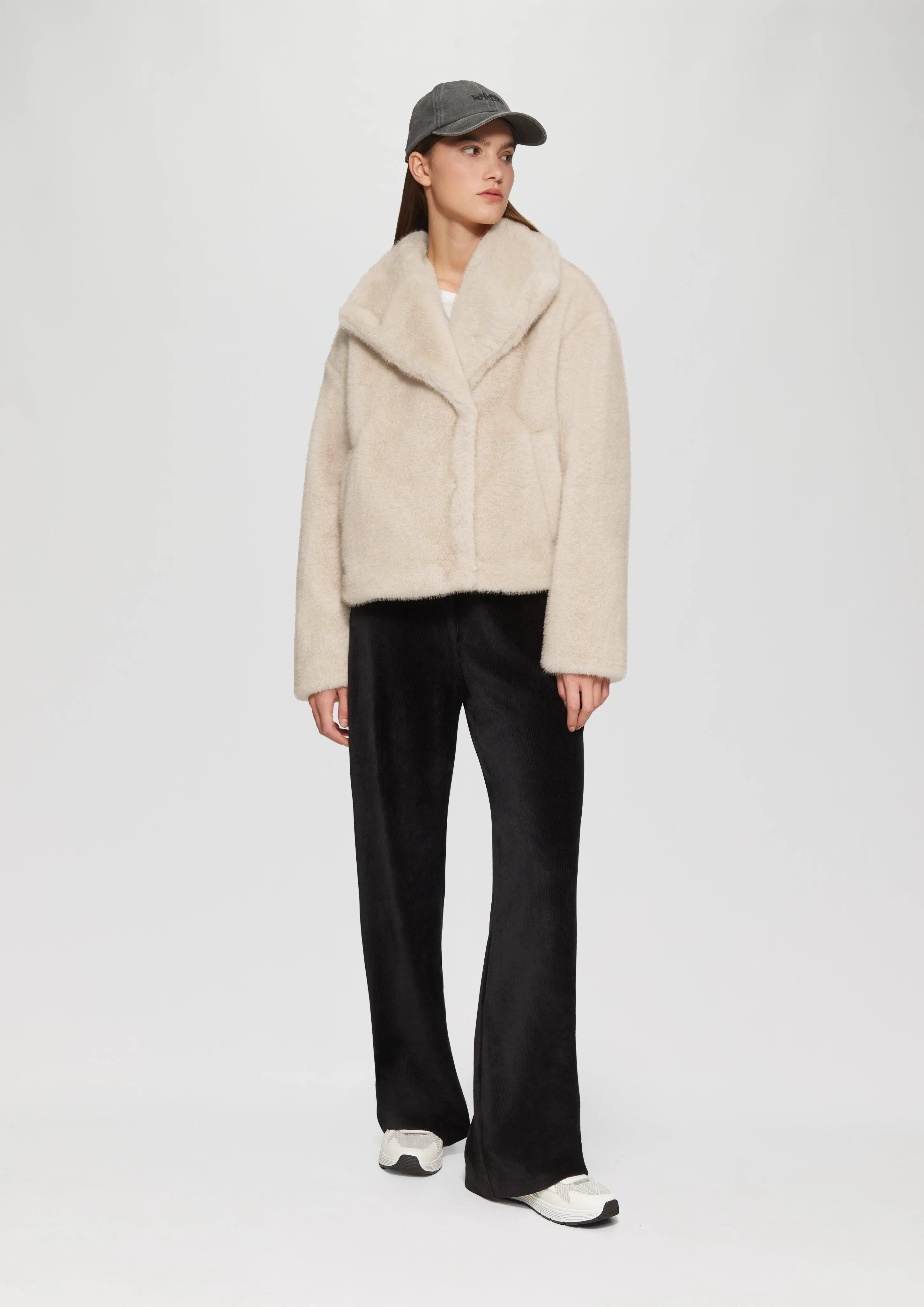 Cosy faux fur jacket