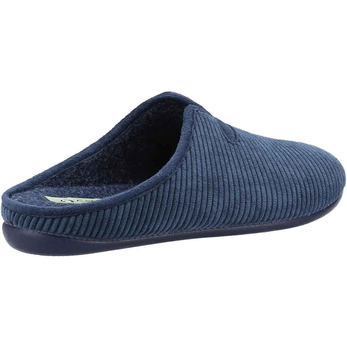 Cotswold Blackbird Mule Slipper Navy