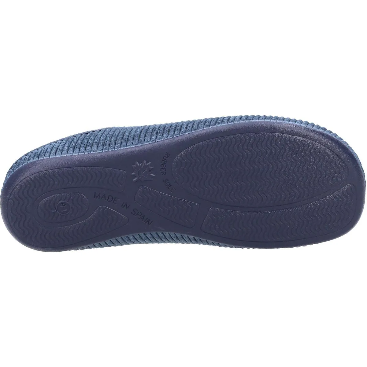 Cotswold Blackbird Mule Slipper Navy