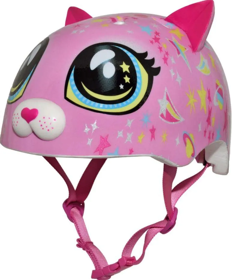 C.Preme Raskullz Helmet w/Fit System - Toddler - 3 Plus - Astro Cat-Pink