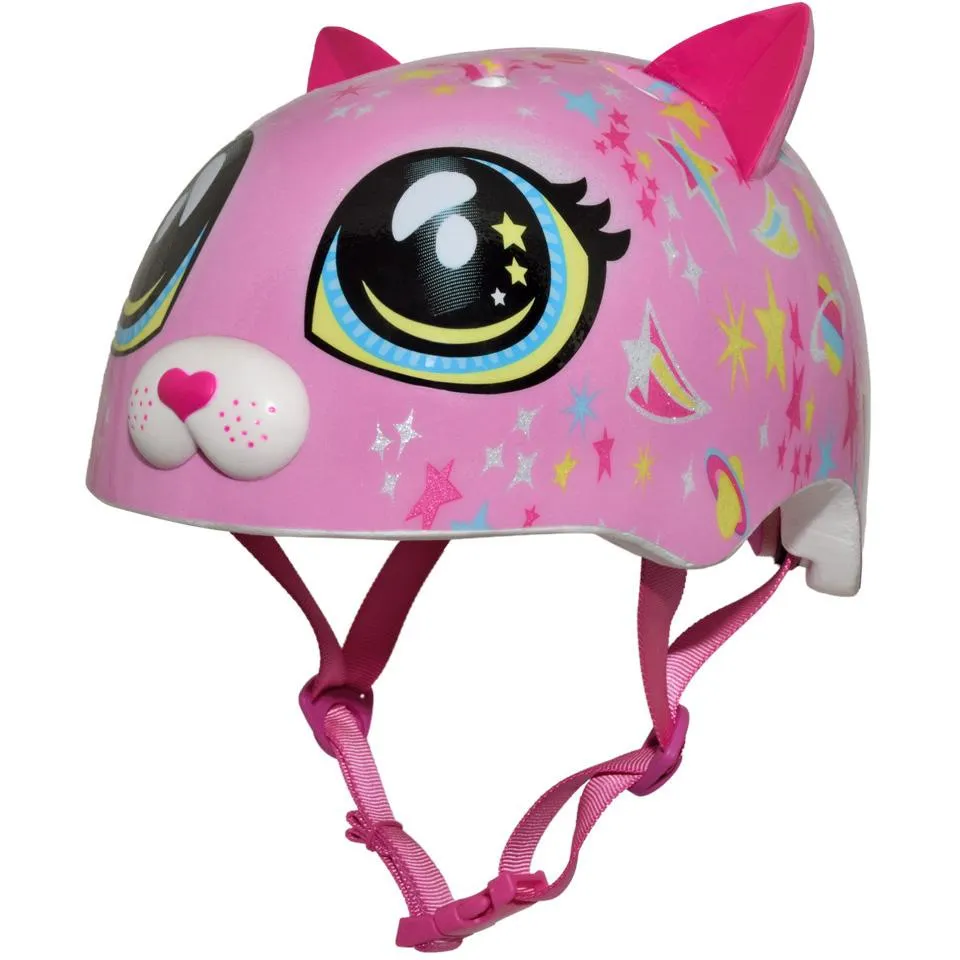 C.Preme Raskullz Toddler Safety Helmet - 3 Plus - Astro Cat-Pink