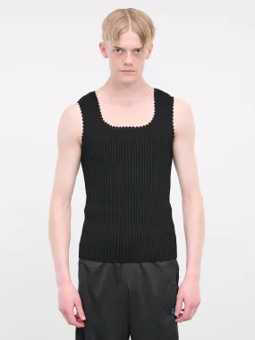 Crochet Vest (930-BLACK)