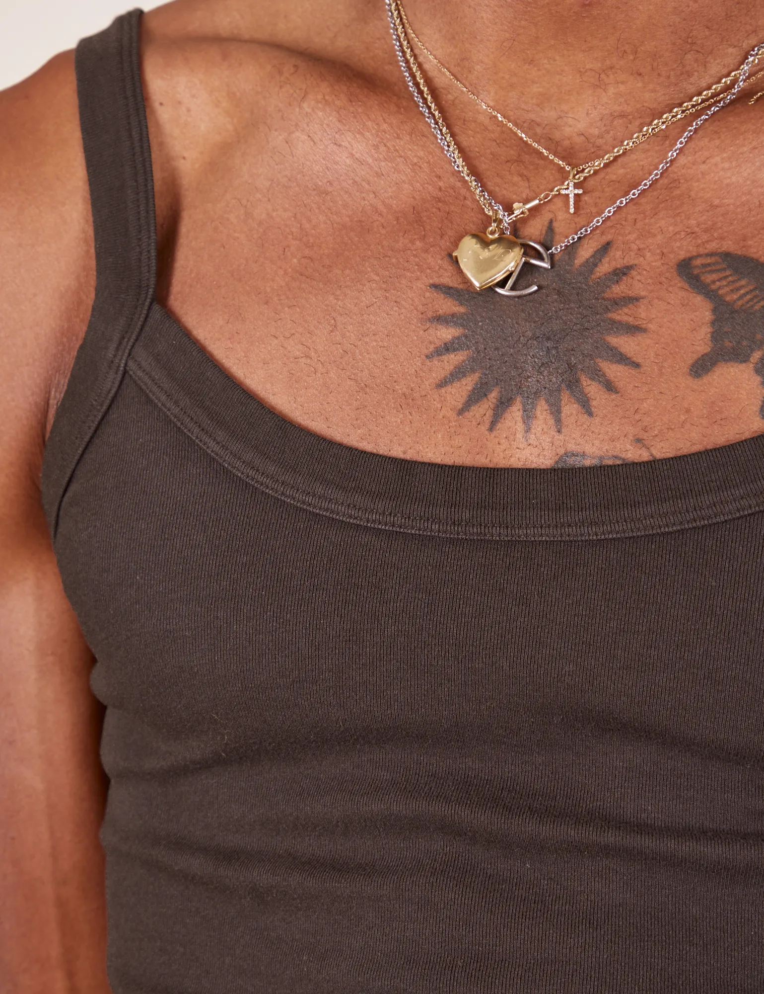 Cropped Cami - Espresso Brown