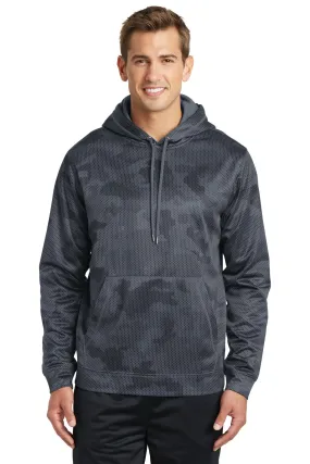 Custom Embroidered - Sport-Tek Sport-Wick CamoHex Fleece Hooded Pullover. ST240