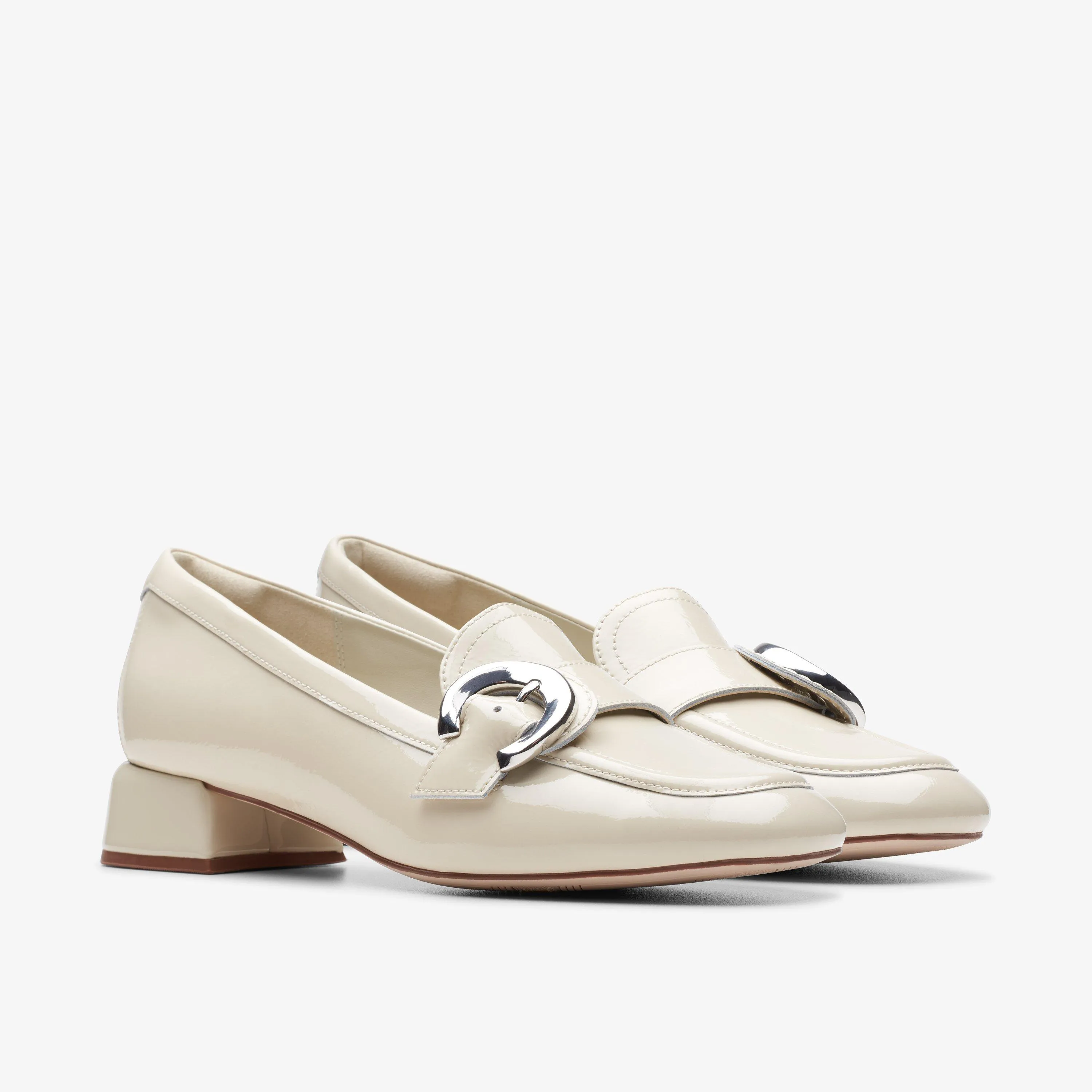 Daiss 30 Trim Loafer Ivory