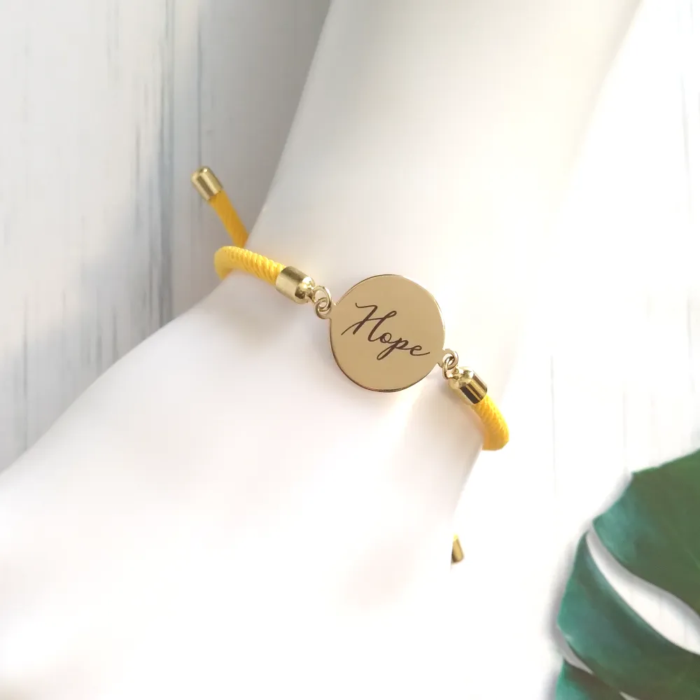 Dani Hope Corded Slider Bracelet