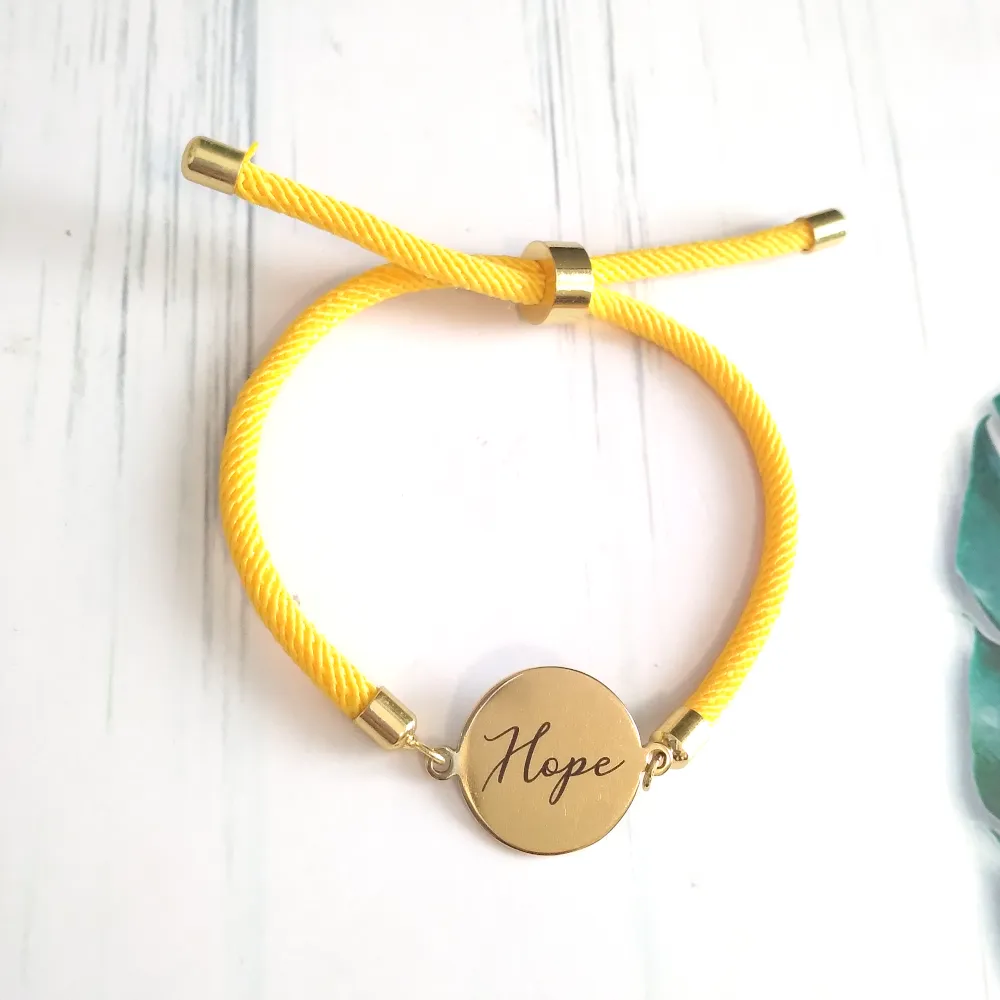 Dani Hope Corded Slider Bracelet