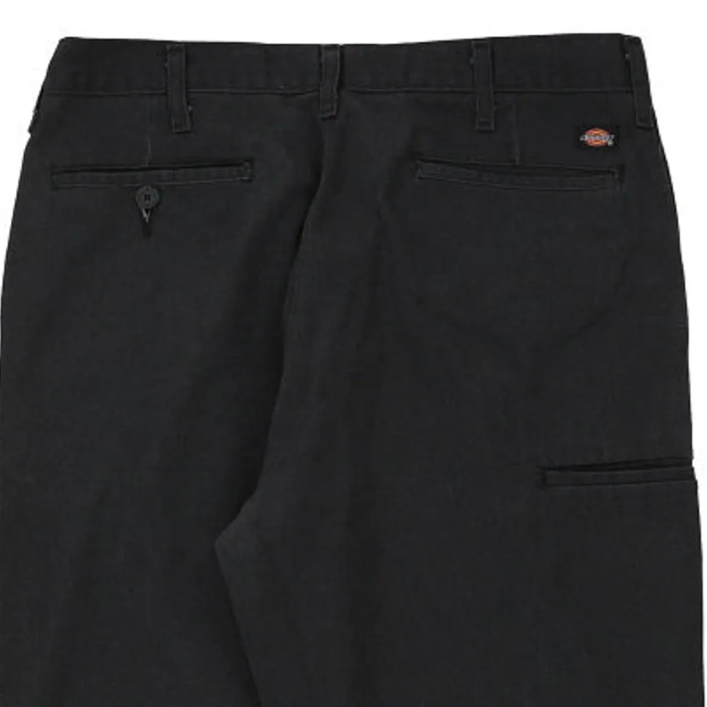 Dickies Trousers - 34W 32L Black Cotton Blend