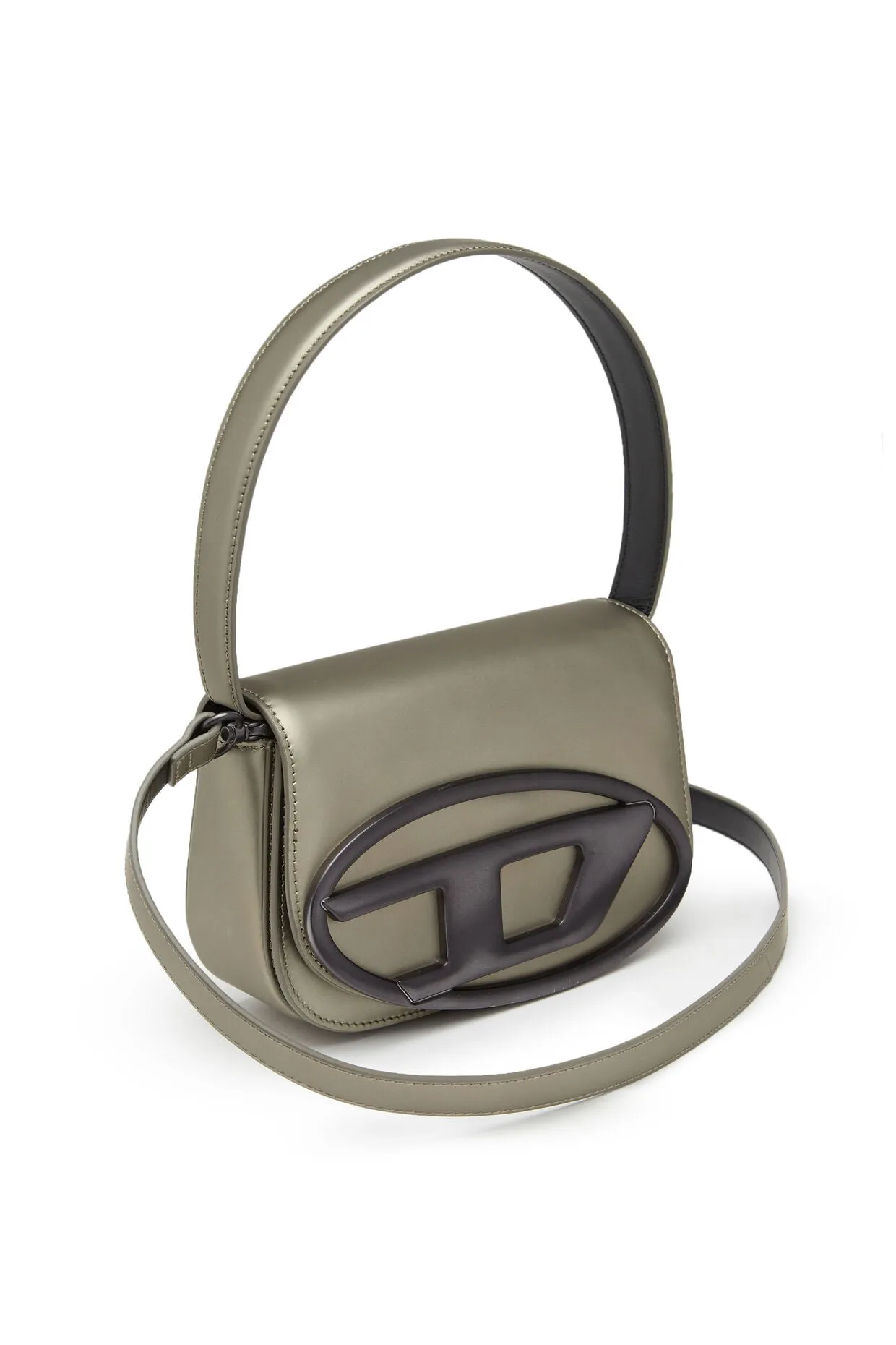 Diesel 1DR - Iconic shoulder bag in metallic leather